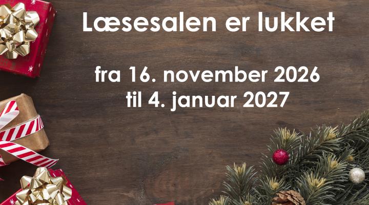 Læsesalen er lukket