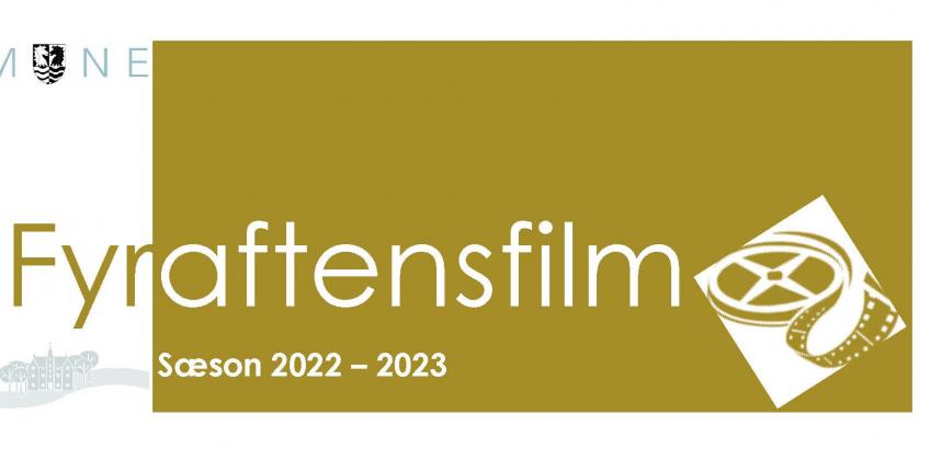 Forside af folder Fyraftensfilm 2022-23